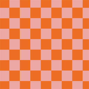Orange Checkered Xbox One X Console Skin